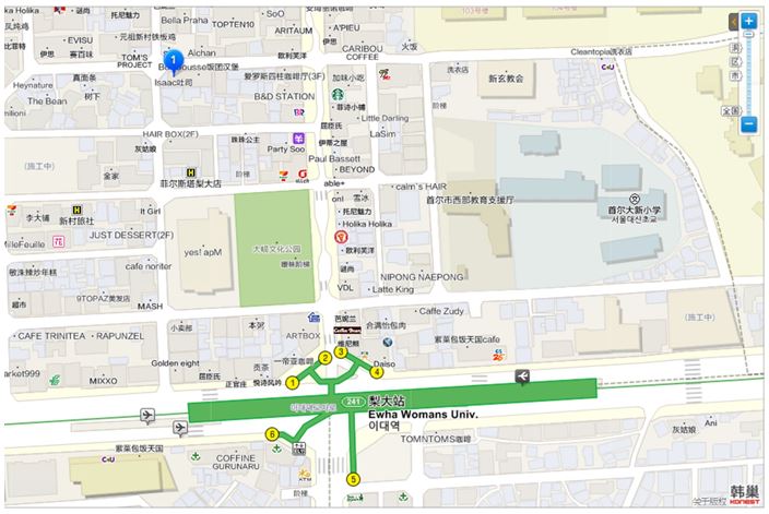 korea-2016-day-1-ewha-issac-map