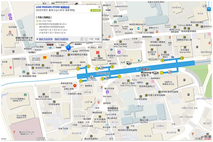 korea-day-1-line-store-map